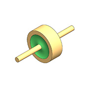 50Ω karakteristisk impedans - enkelt kerne fladt hoved